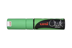Marker kredowy PWE-8K, zielony fluorescencyjny, 8mm, UNI